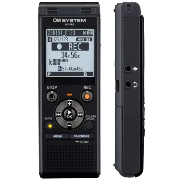 Olympus WS-883 Side Profile