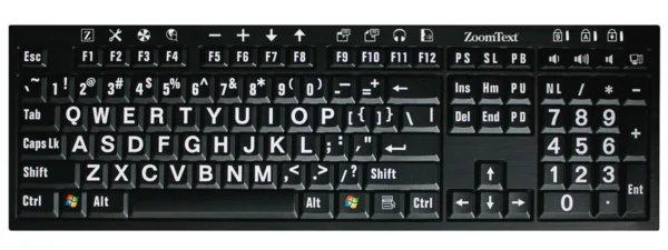 Zoomtext keyboard