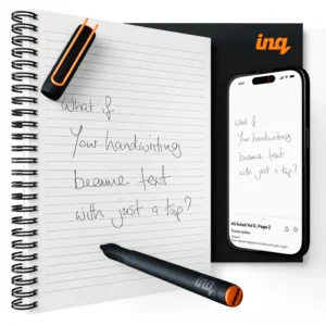 INQ Digital Pen ( Black) inc A5 spiral pad